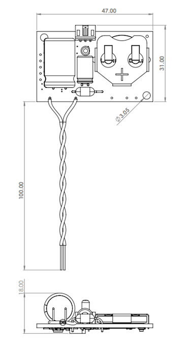Плата динамометричного датчика VZ-1.15(Плата ініціації-керування SERVO) - Зображення 3